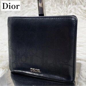 Dior Embossed Black Men's Wallet
